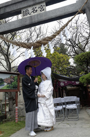 結婚式当日の、恵みの雨 (2月10日)